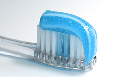 Toothpaste and toothbrush