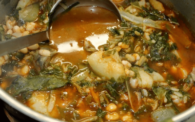 Escudella catxaruda o sopa de pobre / or poor man’s soup